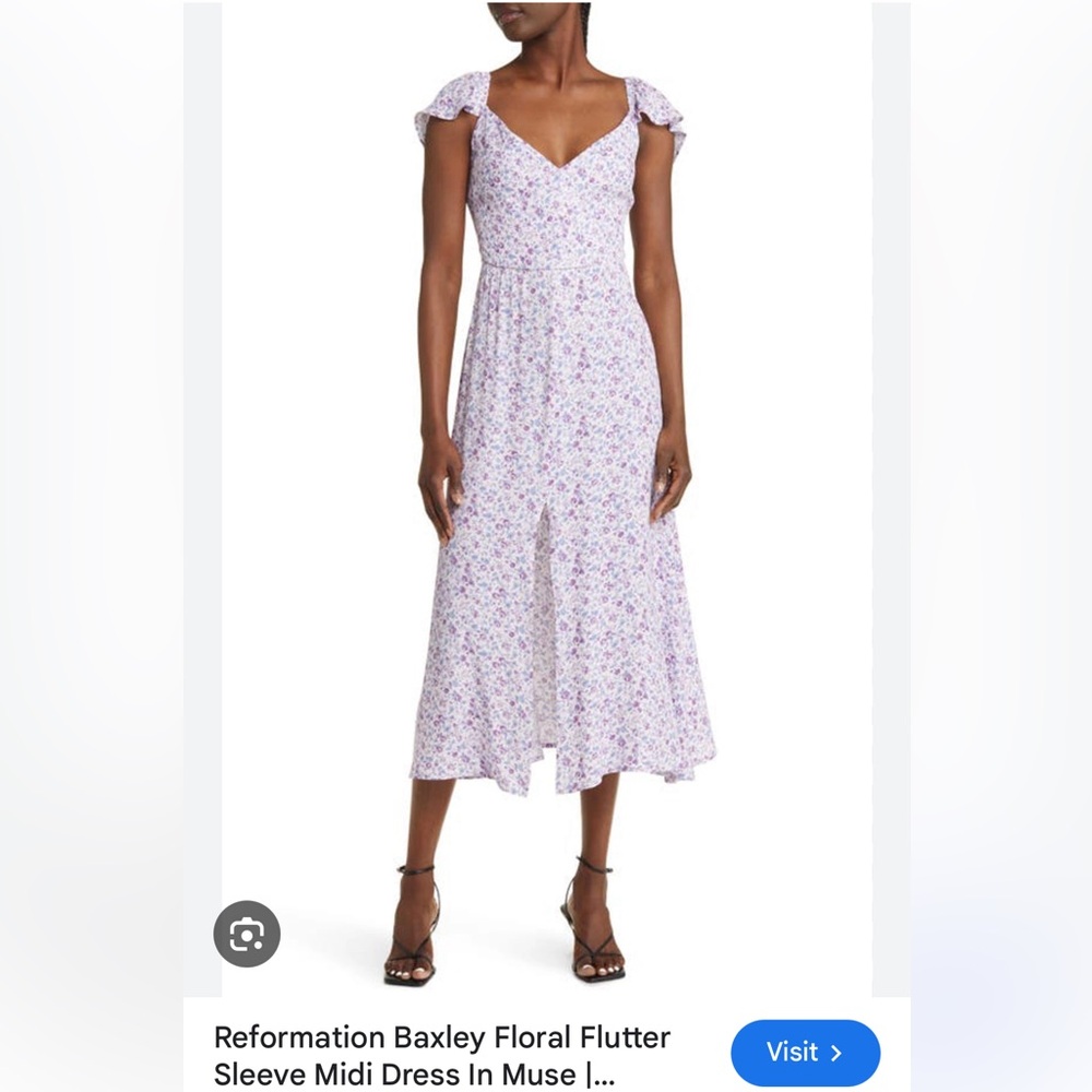 Reformation baxley dress size 10 (worn once)